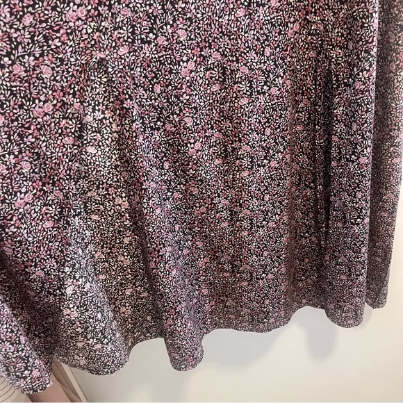 Vintage 90s Ditsy Floral Cottagecore Maxi Dress - Picture 10 of 13